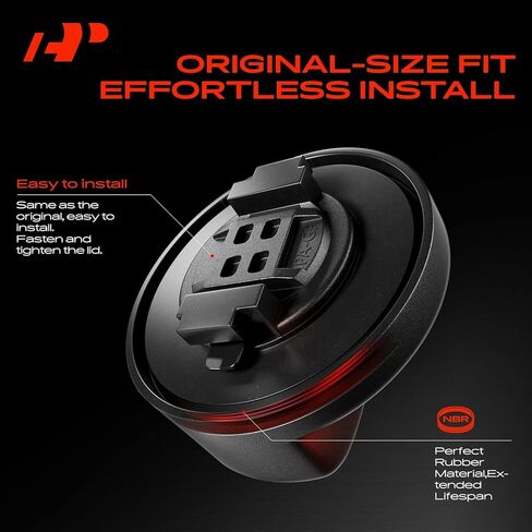A-Premium Engine Oil Filler Cap Oil Cap Compatible with BMW, Mini 2008-2024 Cooper, X1, X2, X3, X4, X5, X6, 118i, 120i, 135i, 220i, 228i, 325i, 328i, 330i, 335i, 340i, 530i, 535i in Kuwait