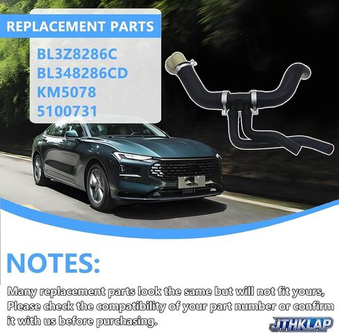 BL3Z8286C Lower Radiator Hose Engine Coolant Pipe Compatible with 2011-2014 Ford F150 5.0L V8 - Replace BL348286CD KM5078 5100731 KM-5078 BL3Z-8286-C in Saudi Arabia