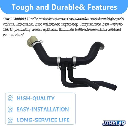 BL3Z8286C Lower Radiator Hose Engine Coolant Pipe Compatible with 2011-2014 Ford F150 5.0L V8 - Replace BL348286CD KM5078 5100731 KM-5078 BL3Z-8286-C in Saudi Arabia
