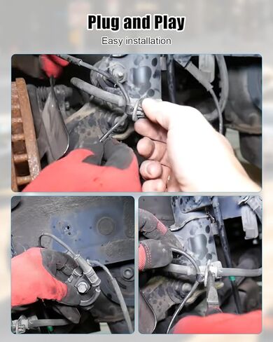 ABS Wheel Speed Sensor Rear Left and Right Fit for Ford Transit 150 250 350 350 HD 2015-2024 Replace ALS2710 BK3Z2C204C BK312B372EA ALS2693, 2Pcs in Kuwait