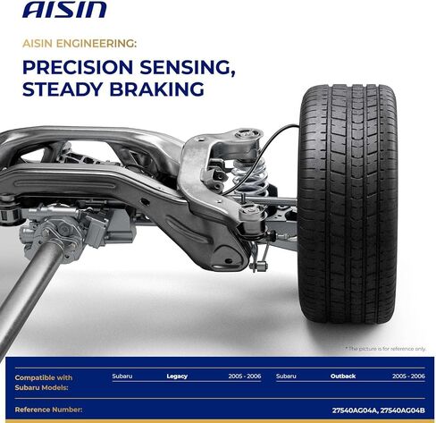 AISIN AFTERMARKET BSF-01673 Rear Right ABS Wheel Speed Sensor - Compatible with Subaru Outback 2005 2006, Legacy 2005 2006 in Kuwait