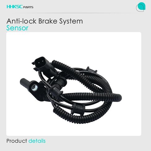 2pcs Rear Left and Right ABS Wheel Speed Sensor Compatible with RAM 1500 Classic 68053861AB ALS2588 13 14 15 16 17 18 19 20 21 22 23 24 2016 2017 2018 2019 2020 2021 2022 2023 2024 in Kuwait