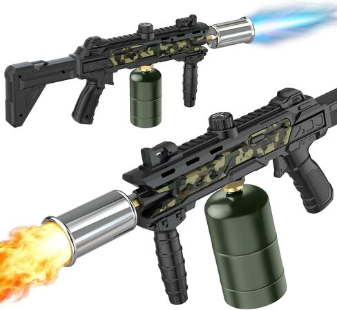 Powerful Propane Torch Gun with Adjustable Flame, Flamethrower Blow Torch for Cooking Searing Steak, BBQ Grill Charcoal Lighter, Campfire Starter, Weed Burner – Welding (Tank Not Included) in Saudi Arabia