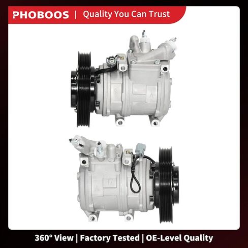 ضاغط تكييف الهواء PHOBOOS مع قابض متوافق مع Honda Accord 2.2L 1994 1995 1996 1997 & Acura CL 2.2L 1997، مع ضاغط 10PA17C، مع بكرة 6 أخدود، المرجع. CO22003C،58305 in Kuwait