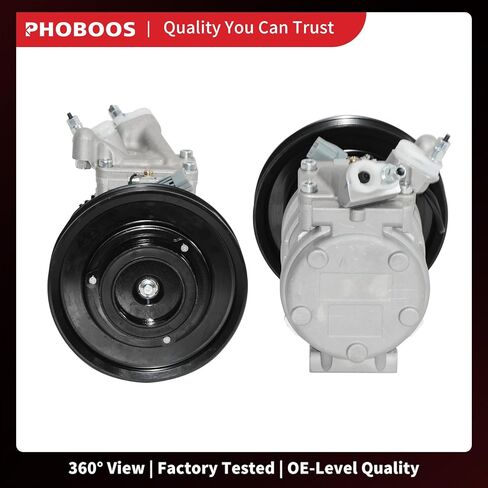 ضاغط تكييف الهواء PHOBOOS مع قابض متوافق مع Honda Accord 2.2L 1994 1995 1996 1997 & Acura CL 2.2L 1997، مع ضاغط 10PA17C، مع بكرة 6 أخدود، المرجع. CO22003C،58305 in Kuwait