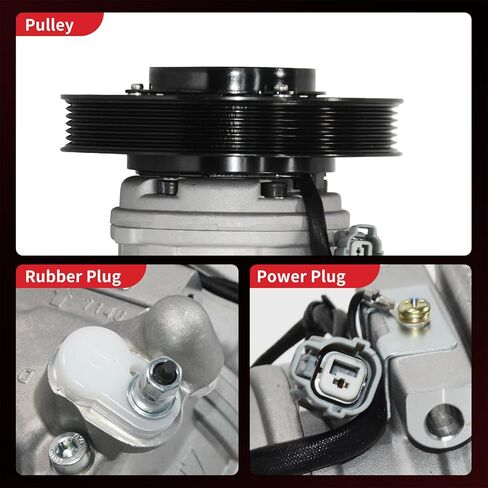 ضاغط تكييف الهواء PHOBOOS مع قابض متوافق مع Honda Accord 2.2L 1994 1995 1996 1997 & Acura CL 2.2L 1997، مع ضاغط 10PA17C، مع بكرة 6 أخدود، المرجع. CO22003C،58305 in Kuwait
