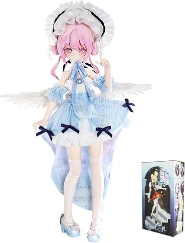 CALEMBOU BJD Blind Box,1/8 Paradox World Series Decorative Ball Jointed Doll, Articulated Dress-Up Figure, Collectible Display Model for Birthday Christmas, Random 1 Box in Saudi Arabia