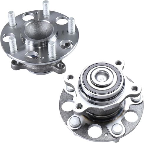 2PCS Rear Wheel Bearing Hub Assembly 512257 Compatible with 2006-2011 Honda Civic, Replace 42200-SNA-952 5 Lugs w/ABS in Kuwait