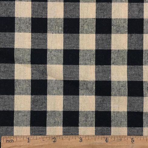 Vintage Red Plaid Homespun Fabric 130gsm Cotton Blend 57" Wide x 1 Yard pre Cut in Kuwait