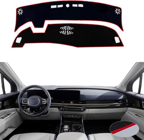 Fit for KIA Carnival 2025 2026 Dashboard Cover Pad,Car Dashboard Cover,Dash Cover Mat Pad Protector Carpet,Dash Covers,Car Accessories,Automotive Interior Accessories. in Saudi Arabia