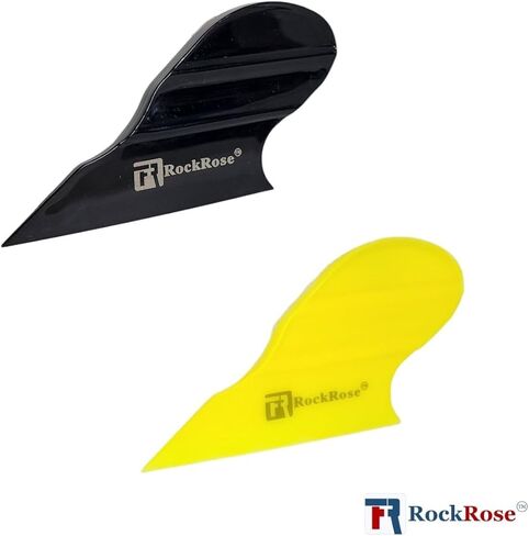 RockRose Black Side Trim Mini Squeegee - Compact and Ergonomic Tool with Flexible Blade for Precision Window Film and Car Tint Application - (Pack 3 Units) in Saudi Arabia