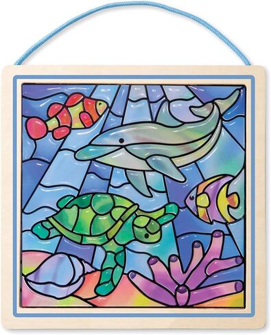 Melissa & Doug Stained Glass Made Easy - Ocean in Saudi Arabia