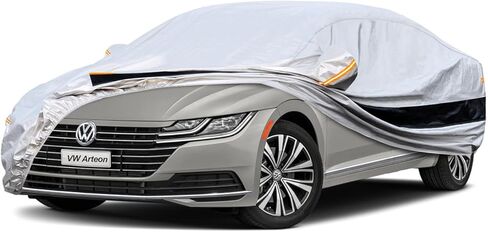 Sedan Car Cover Custom Fit Volkswagen/VW Arteon 2017-2025, Car Cover Waterproof All Weather for Automobiles, Sun Rain Dust UV Protection. (Ships from US Warehouse, Arrive Within 3-7 Days) in Saudi Arabia