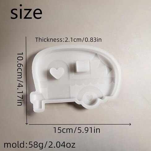 Flexible Silicone Mold for Crafting Individualized Campers Decoration Enhancing Home and Outdoor Aesthetics in Saudi Arabia