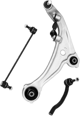 6pc Front Lower Control Arms Tie Rod Sway Bars Kit Compatible With Nissan Altima 2007 2008 2009 2010 2011 2012 2013 54501JA00B in Saudi Arabia
