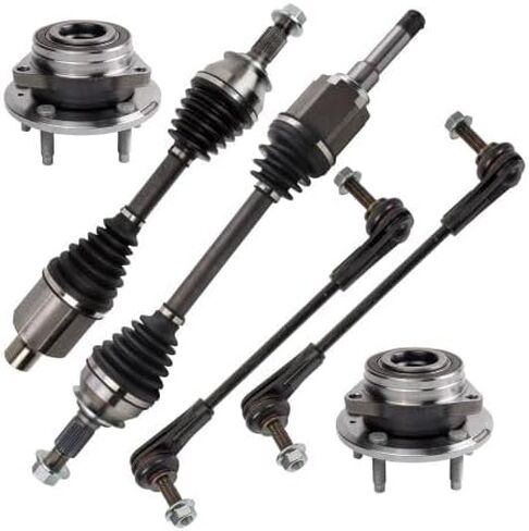 مجموعة أمامية مكونة من 6 قطع تعادل OEM تناسب Ford Explorer 2013-2014 V6 3.5L AWD (الطراز الأساسي، بدون حزمة السحب) in Kuwait
