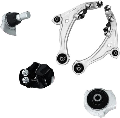 6pc Front Lower Control Arms Tie Rod Sway Bars Kit Compatible With Nissan Altima 2007 2008 2009 2010 2011 2012 2013 54501JA00B in Saudi Arabia