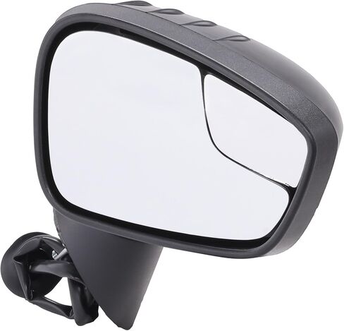 JC Whitney Passenger Side Power Mirror Replacement for Ford Fiesta 2011-2019, Passenger Side Mirror with Spotter Glass Paintable JFD269ER in Kuwait