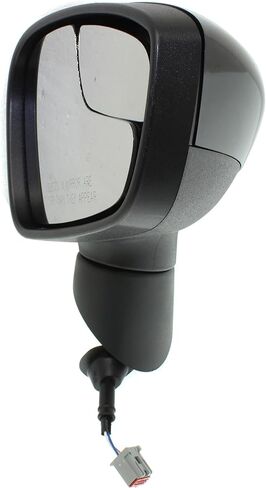 JC Whitney Passenger Side Power Mirror Replacement for Ford Fiesta 2011-2019, Passenger Side Mirror with Spotter Glass Paintable JFD269ER in Kuwait