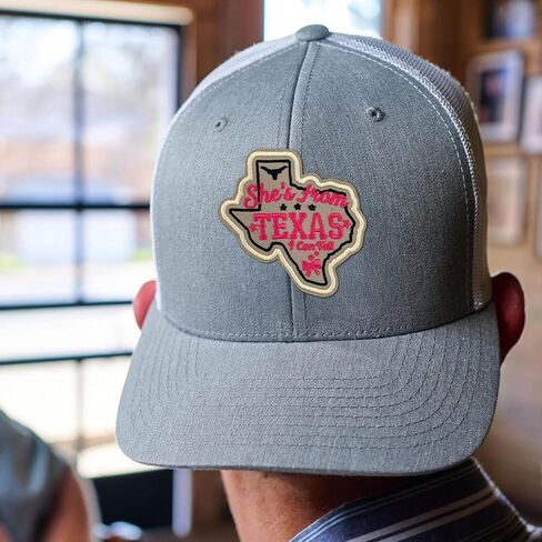 She's from Texas I Can Tell Patch 3 Inch Cowgirl Western Southern Girl Country Aesthetic Embroidered Patch Sew On Iron On for Backpack Jacket Hat Jeans DIY Accessories Gift for Men Women in Kuwait