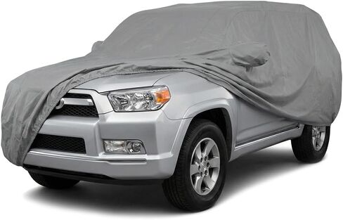 يناسب مخصص ل 2010-2026 تويوتا 4 عداء SUV غطاء سيارة الأشعة فوق البنفسجية الشمس الغبار حماية أغطية رمادية in Kuwait