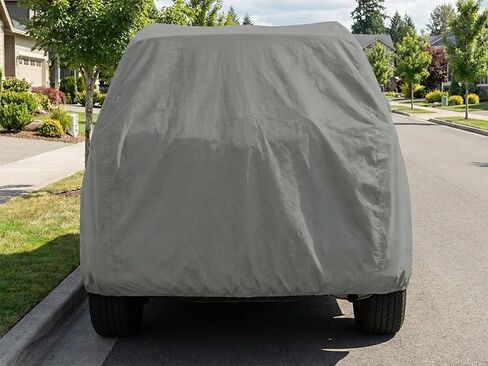 يناسب مخصص ل 2010-2026 تويوتا 4 عداء SUV غطاء سيارة الأشعة فوق البنفسجية الشمس الغبار حماية أغطية رمادية in Kuwait