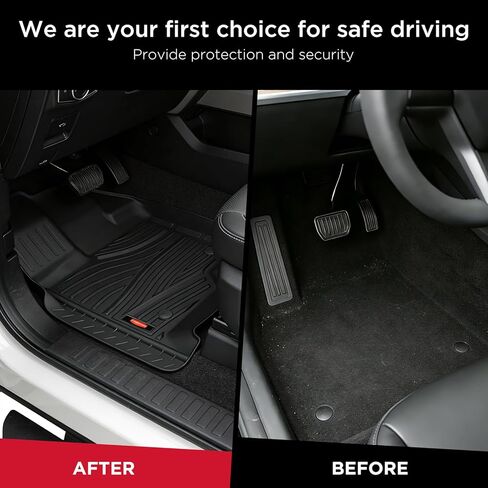 Rubbermaid Car Mats for Ford F-150 2015–2026 & F-150 Lightning 2022–2025 Super Crew Cab (No Fold Flat Storage) | Custom Fit All Weather Floor Mat Heavy Duty Car Mat in Kuwait