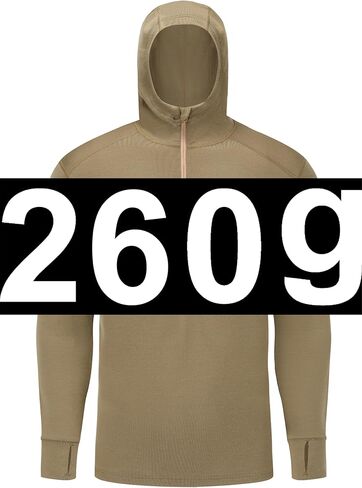 Men's Merino Wool Hunting Hoodie Base Layer Sweatshirt in Saudi Arabia