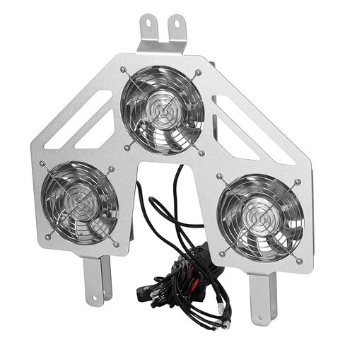 Hooke Road JL Gladiator Engine Radiator with 3 Cooling Fans for 2018-2026 Jeep Wrangler JL & Gladiator JT, Quality Aluminum Replacement Fan Kit for Summer Driving & Tough Off-Road in Kuwait