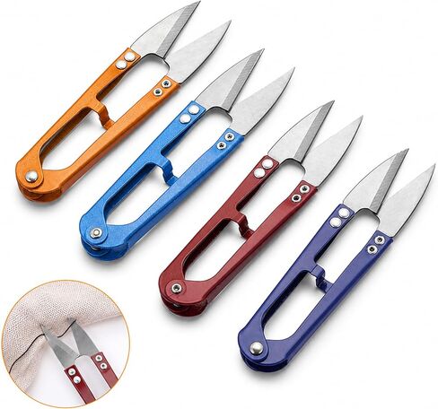 Thread Snips 4 Pack, High-Carbon Steel Sewing and Craft Scissors for Quilting, Knitting, DIY, Jewelry Making, Bonsai Pruning in Saudi Arabia