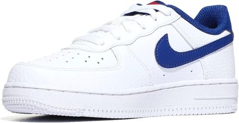 Nike Boy's Force 1 (Little Kid) White/Deep Royal Blue/University Red 13 Little Kid M in Saudi Arabia