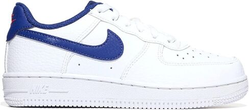 Nike Boy's Force 1 (Little Kid) White/Deep Royal Blue/University Red 13 Little Kid M in Saudi Arabia