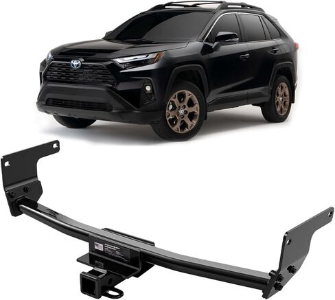 Class 3 Trailer Hitch 2-Inch Receiver Compatible with Toyota RAV4 & RAV4 Prime 2019-2025| 4,500 lbs GTW / 675 lbs TW | Rugged Steel, Rust-Resistant | Bolt-On Installation in Saudi Arabia