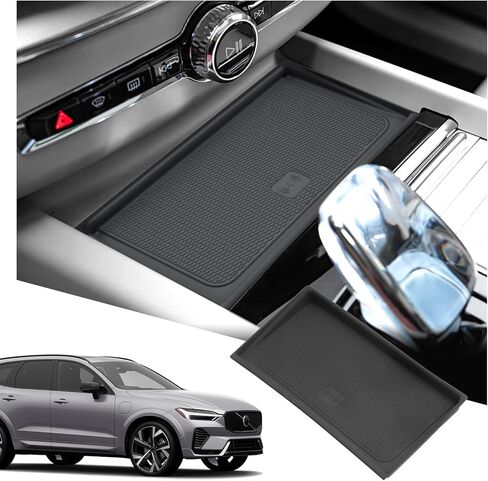 SXCY Fit for 2018-2022 2023 2024 Volvo XC60 XC90 Center Console Tray for 2022 2023 2024 XC60 XC90 Accessories Console Organizer for 2023 2024 XC60 Armrest Storage Console Organizer Fit 2024 XC60 XC90 in Kuwait