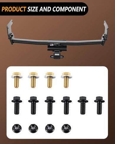 Class 3 Trailer Hitch 2-Inch Receiver Compatible with Toyota RAV4 & RAV4 Prime 2019-2025| 4,500 lbs GTW / 675 lbs TW | Rugged Steel, Rust-Resistant | Bolt-On Installation in Saudi Arabia