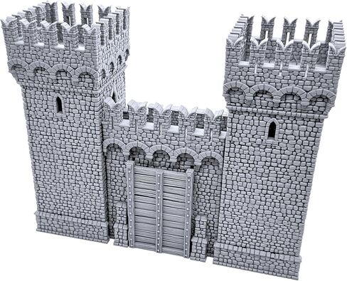 Port Winterdale Gatehouse by Printable Scenery, 3D Printed Tabletop RPG Scenery and Wargame Terrain 28mm Miniatures in Kuwait