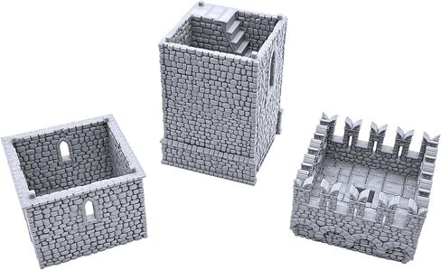 Port Winterdale Gatehouse by Printable Scenery, 3D Printed Tabletop RPG Scenery and Wargame Terrain 28mm Miniatures in Kuwait