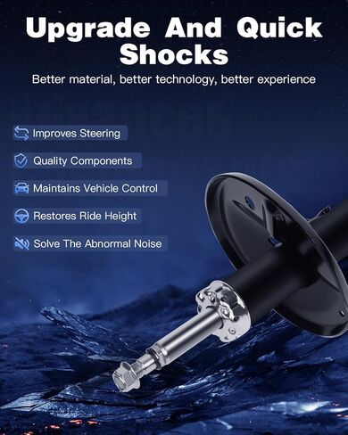 ECCPP shock Struts shock absorbers for 1997-2001 for Lexus ES300,1997-2003 for Toyota Avalon,1997-2001 for Toyota Camry,1999-2003 for Toyota Solara shock Struts for 334245 334246 Front shocks FWD in Kuwait