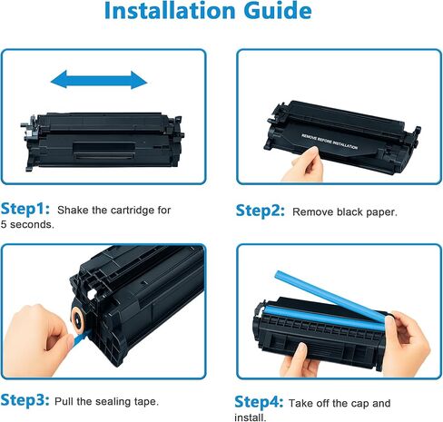 206A Toner Cartridges Combo Pack Replacement for HP 206 206X W2110A Work with LaserJet Pro MFP M283fdw M283cdw M283fdn M282nw and Pro M255dw M255nw Printer with Chip - 4 Pack Black Cyan Yellow Magenta in Saudi Arabia