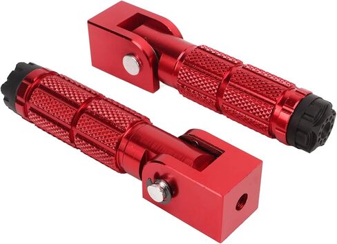 Motorcycle Foot Peg 2Pcs Foldable Motorcycle Foot Pegs, Motorcycle Foot Pegs Front Foot Pegs Passenger Footpeg M8 Footpeg Slipproof Sturdy Aluminum Pedals for Bikes ATV UTV in Kuwait