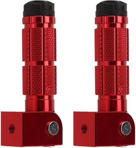 Motorcycle Foot Peg 2Pcs Foldable Motorcycle Foot Pegs, Motorcycle Foot Pegs Front Foot Pegs Passenger Footpeg M8 Footpeg Slipproof Sturdy Aluminum Pedals for Bikes ATV UTV in Kuwait