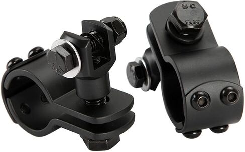 INNOGLOW 32mm 1-1/4" Highway Foot Peg Clamps - Heavy Duty Billet Aluminum Motorcycle Footpeg Bracket Mounts Fit for Engine Guard Frame Tube Harley Honda Yamaha Kawasaki ATV UTV in Saudi Arabia