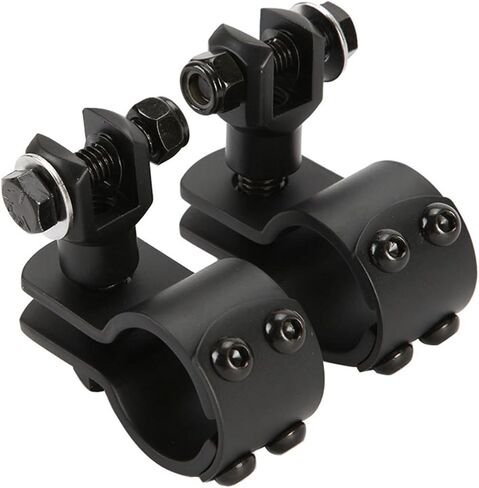 INNOGLOW 32mm 1-1/4" Highway Foot Peg Clamps - Heavy Duty Billet Aluminum Motorcycle Footpeg Bracket Mounts Fit for Engine Guard Frame Tube Harley Honda Yamaha Kawasaki ATV UTV in Saudi Arabia