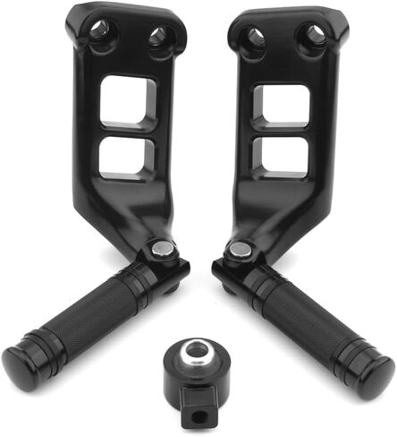 Chcury1 Passenger Footpeg Bracket Footrest Kit For Harley-DAVIDSON V-Rod VRSCAW 2007 2008 Aluminum Black in Kuwait