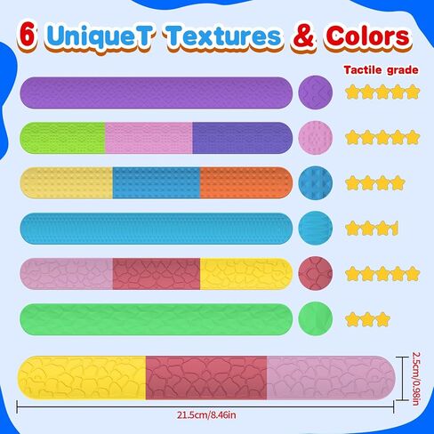 Fidget Toys Stress Balls for Kids, Sensory Ball Toys and Textured Silicone Slap Bracelets , Sensory Fidget Toys for Anxiety Relief, Autism ADHD Stress Relief Toy, Classroom Prize, Party Favors in Saudi Arabia