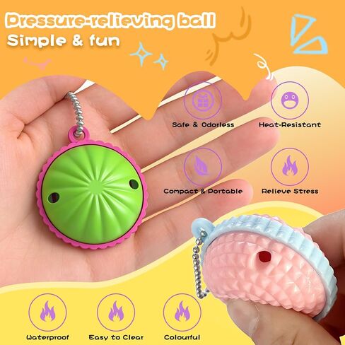 Fidget Toys Stress Balls for Kids, Sensory Ball Toys and Textured Silicone Slap Bracelets , Sensory Fidget Toys for Anxiety Relief, Autism ADHD Stress Relief Toy, Classroom Prize, Party Favors in Saudi Arabia