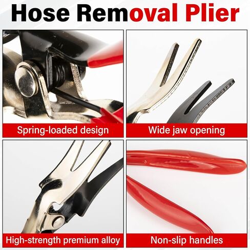 Sixzoo Hose Removal Pliers, Hose Removal Tool, Car Hose Remover Pliers for Auto Fuel and Vacuum Line Tube, Separator Pliers for Marine Oil Vehicle Hose Pipes in Saudi Arabia