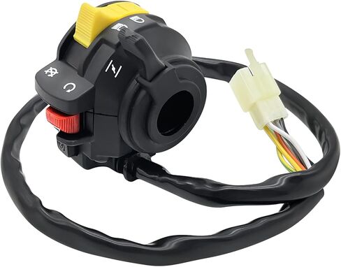M MATI Left Handlebar Start Stop Headlight Switch for Suzuki QuadRunner 250 LT-F250 1988-1989 37400-19B05 in Kuwait