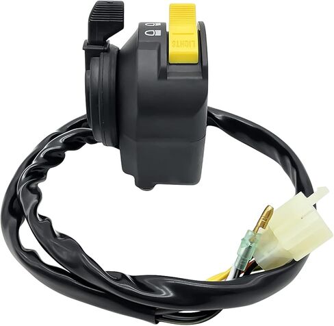 M MATI Left Handlebar Start Stop Headlight Switch for Suzuki QuadRunner 250 LT-F250 1988-1989 37400-19B05 in Kuwait