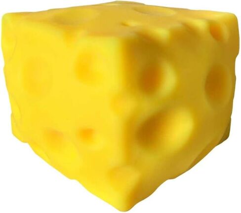 Cheese Squishy Slow Rising Squishy Stress Relief Fidget Toy,Cheese Style, for Adults,Suitable for Office Workers to Release Stress and Negative Emotions. , 1 Piece (Milky) 2.4X2.4in in Saudi Arabia